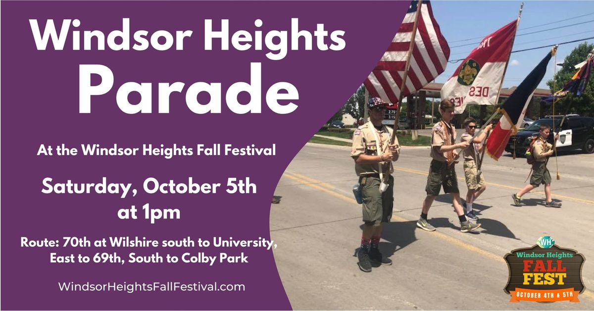 Windsor Heights Fall Festival Parade