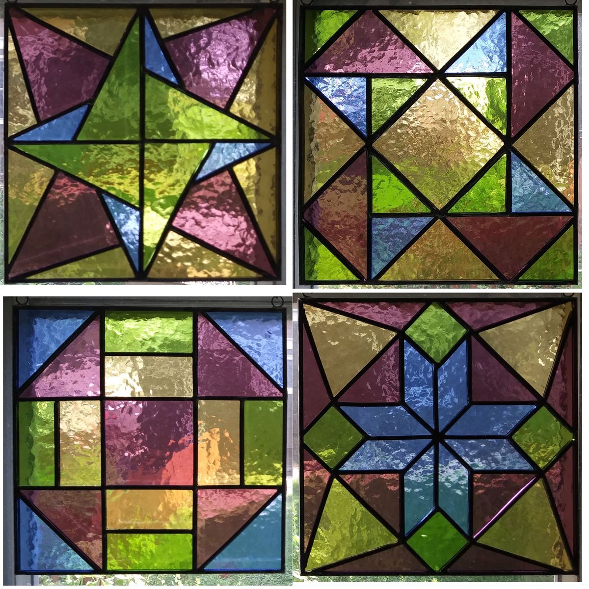 Stained Glass Quilt Square Lead Came Technique for Beginners - Afternoon Class