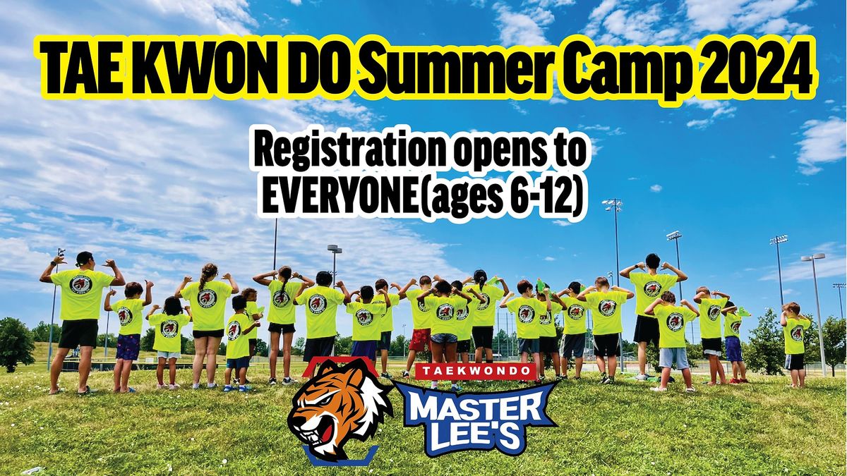Wysong + Master Lee's summer camp!
