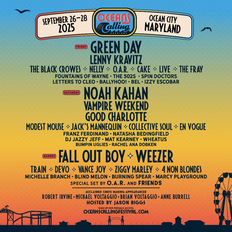 Oceans Calling Festival: Fall Out Boy  Weezer & Train - Sunday