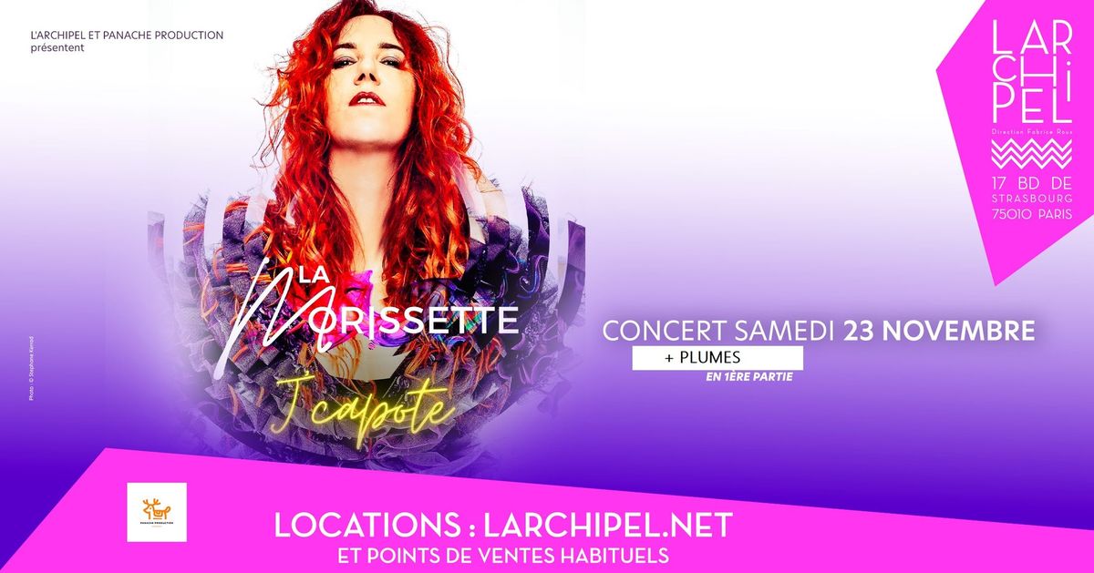 LA MORISSETTE + PLUMES