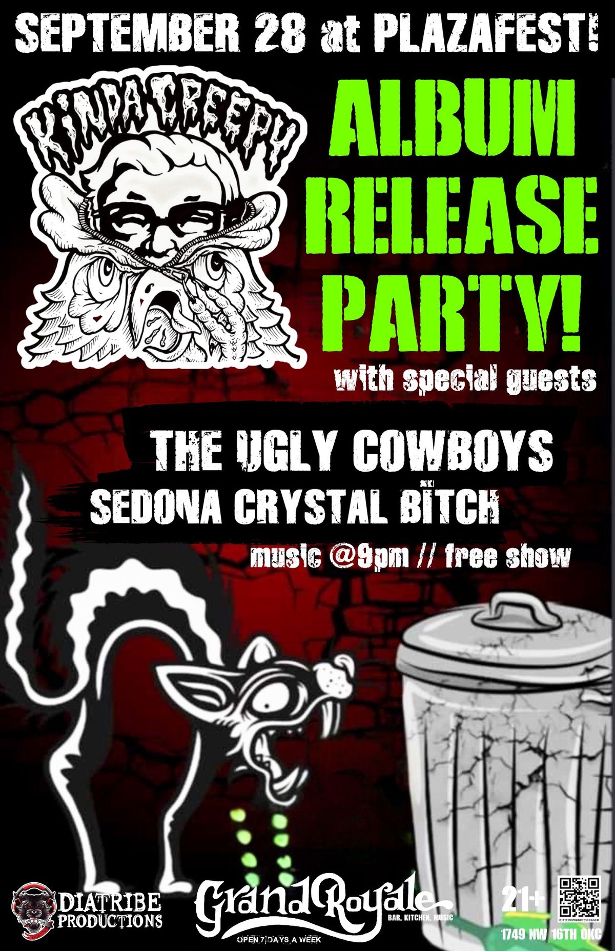 KINDA CREEPY ALBUM RELEASE with SEDONA CRYSTAL B\u00cfTCH | UGLY COWBOYS