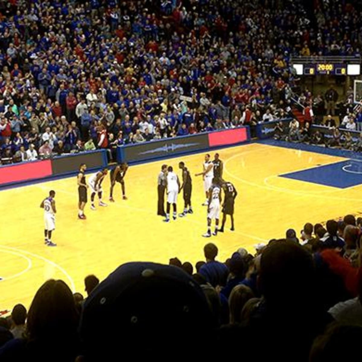 Houston Cougars at Kansas Jayhawks Mens Basketball at Allen Fieldhouse