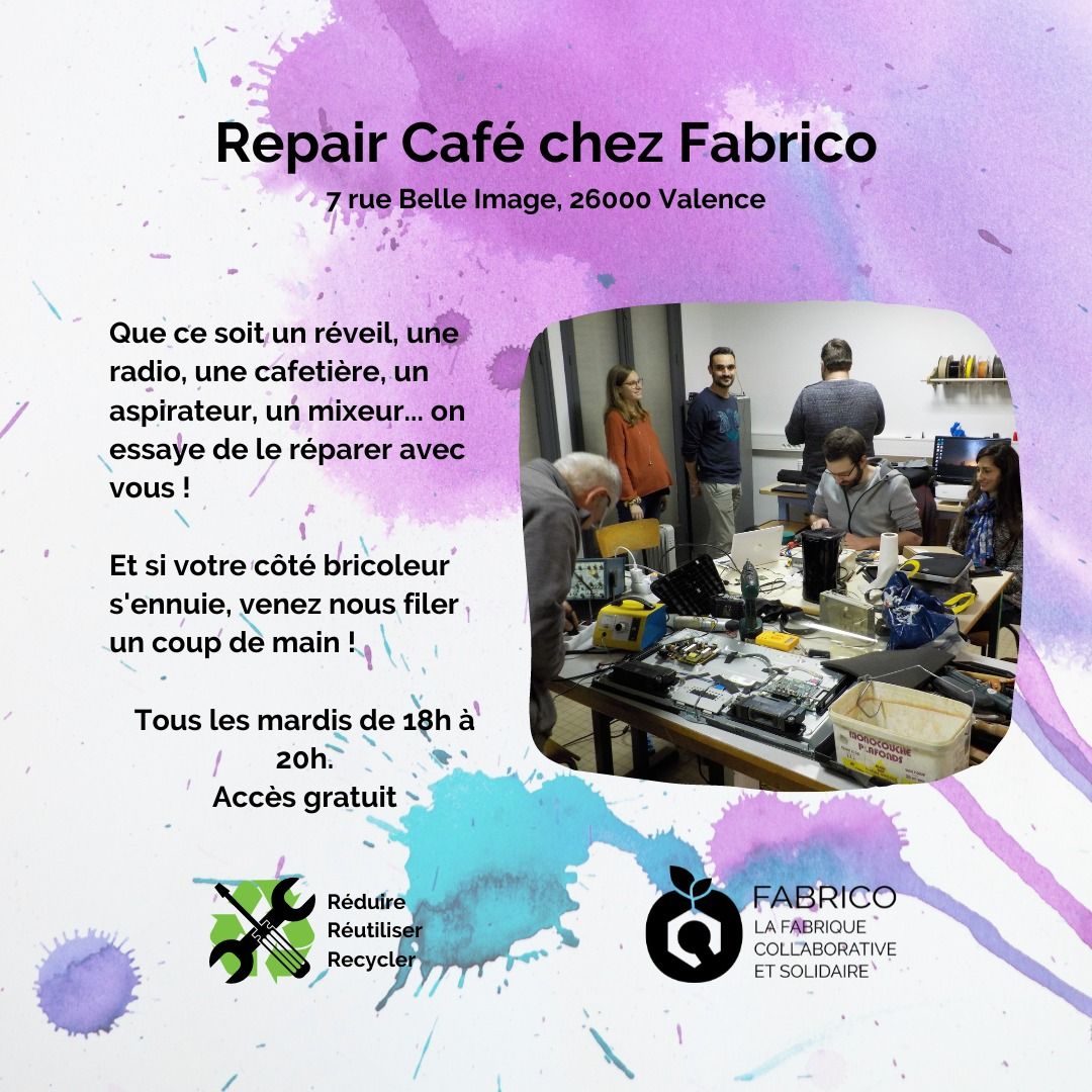 Repair Caf\u00e9 chez Fabrico !