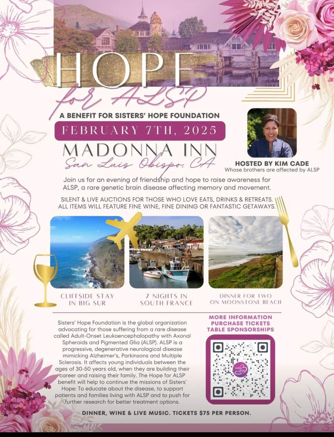 BAY LOVE at Sisters' Hope Foundation: Hope for ALSP