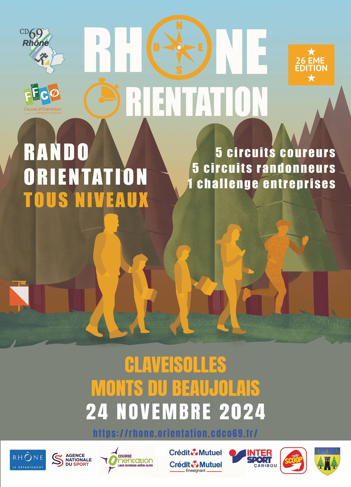 Rh\u00f4ne Orentation 2024 - Claveisolles - 24 Novembre 2024