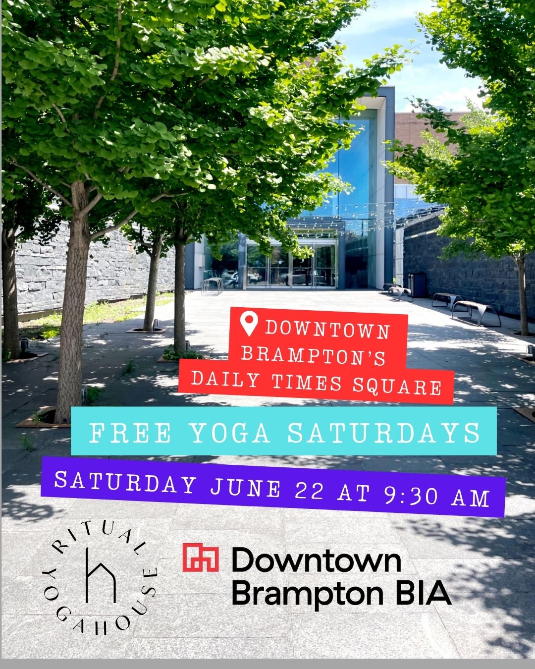 FREE YOGA! Saturday June 22 at 9:30 AM