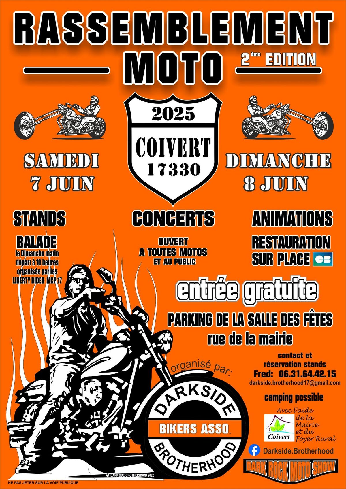 RASSEMBLEMENT MOTO A COIVERT 17330