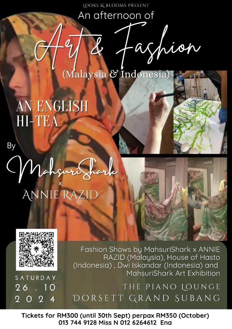 An afternoon of Art & Fashion ~ English  Hi-Tea~