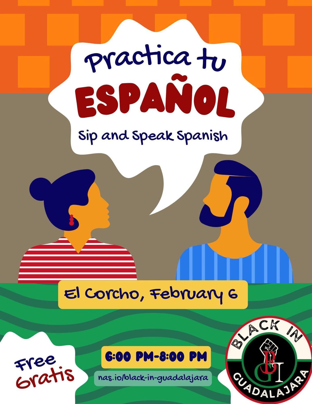 \ud83c\udf77Sip & Speak Spanish: Practice Makes Perfect Over Wine!\ud83c\udf77