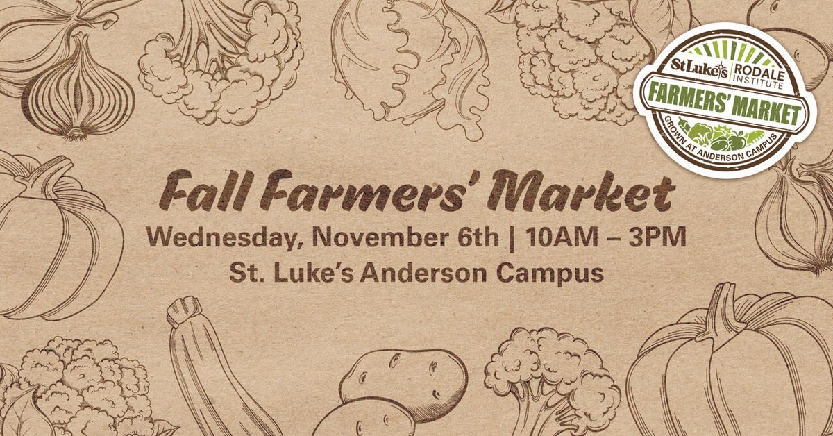 Fall Farmer's Market at Anderson Campus