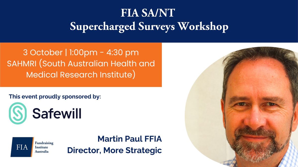 Supercharged Supporter Surveys Workshop