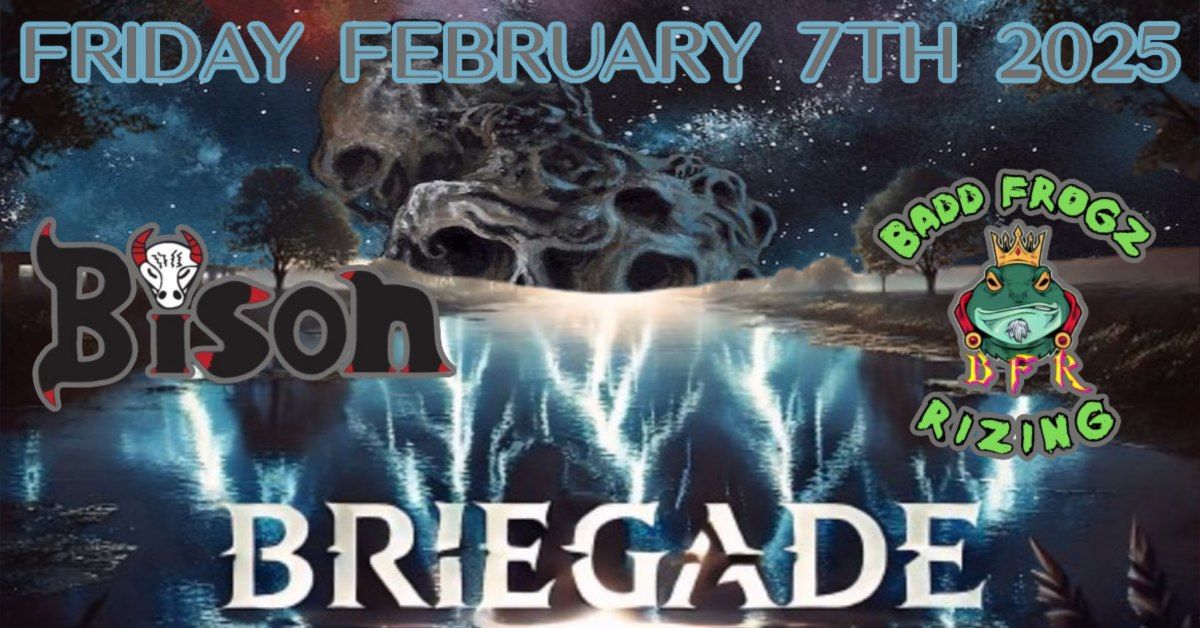 BRIEGADE \/\/ Badd Frogz Rizing \/\/ Bison - Live at NCom 2\/7