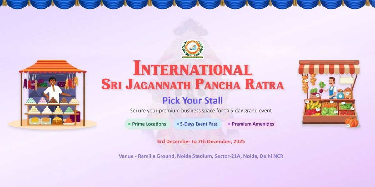 International Sri Jagannatha (ISJPR)Stall Booking