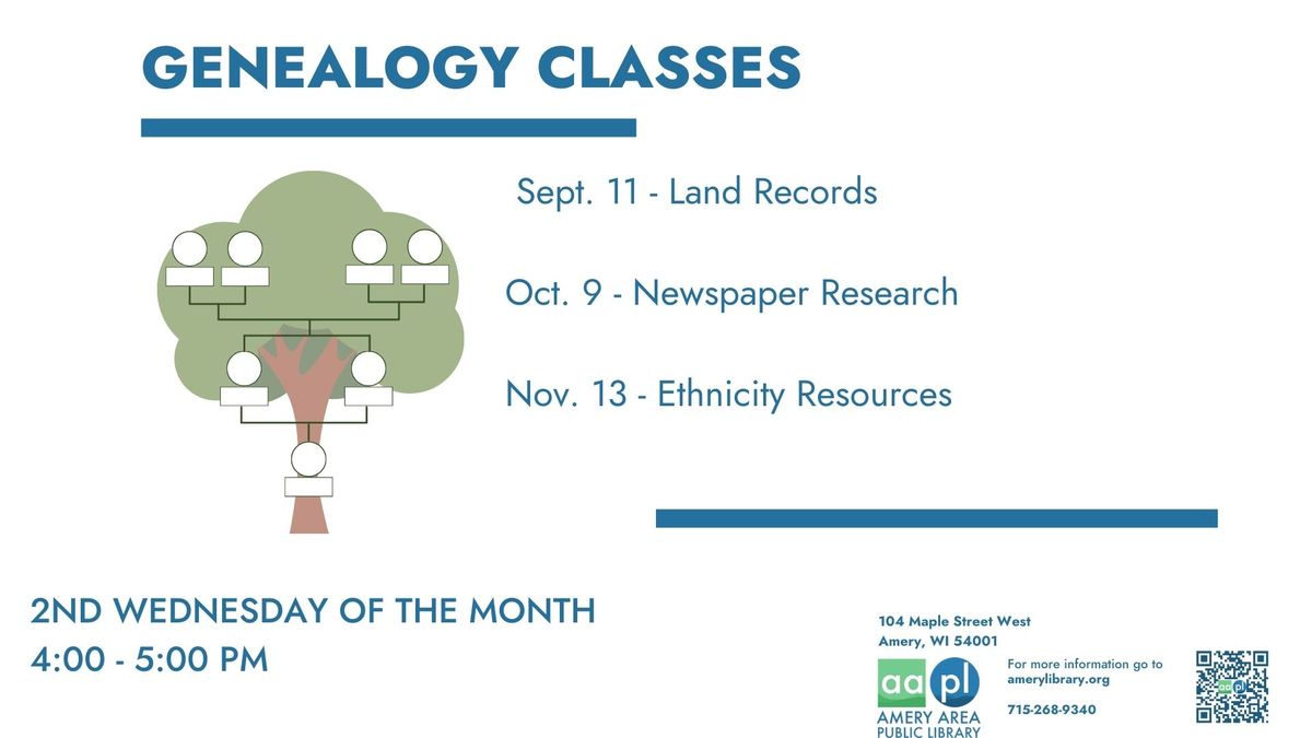 Genealogy Class