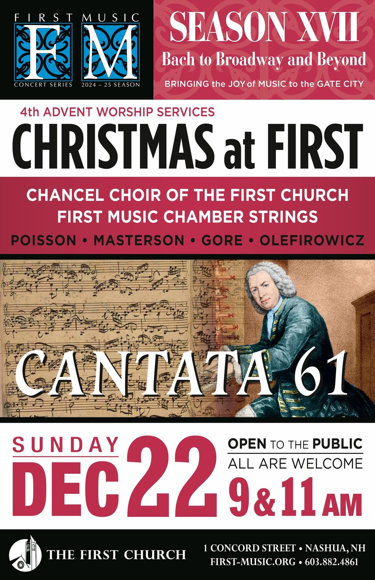 Christmas at First- Bach's Cantata 61