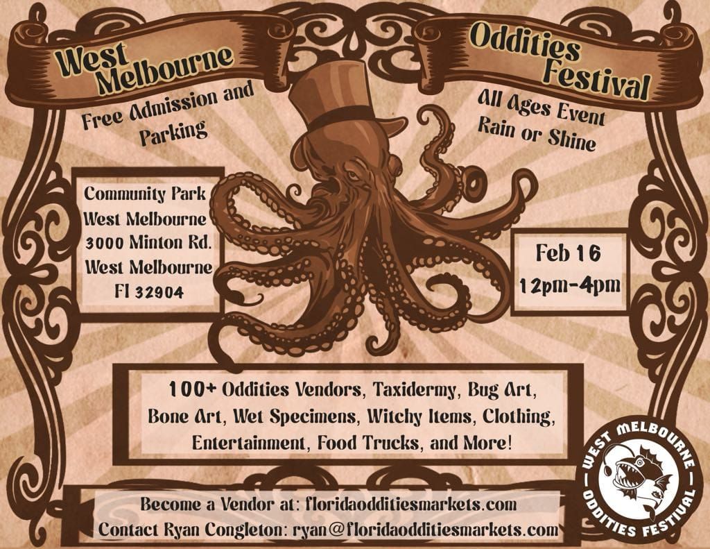 West Melbourne Oddities Festival February Edition!