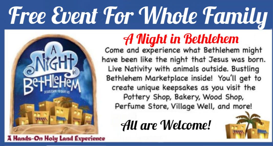 A Night in Bethlehem Experience