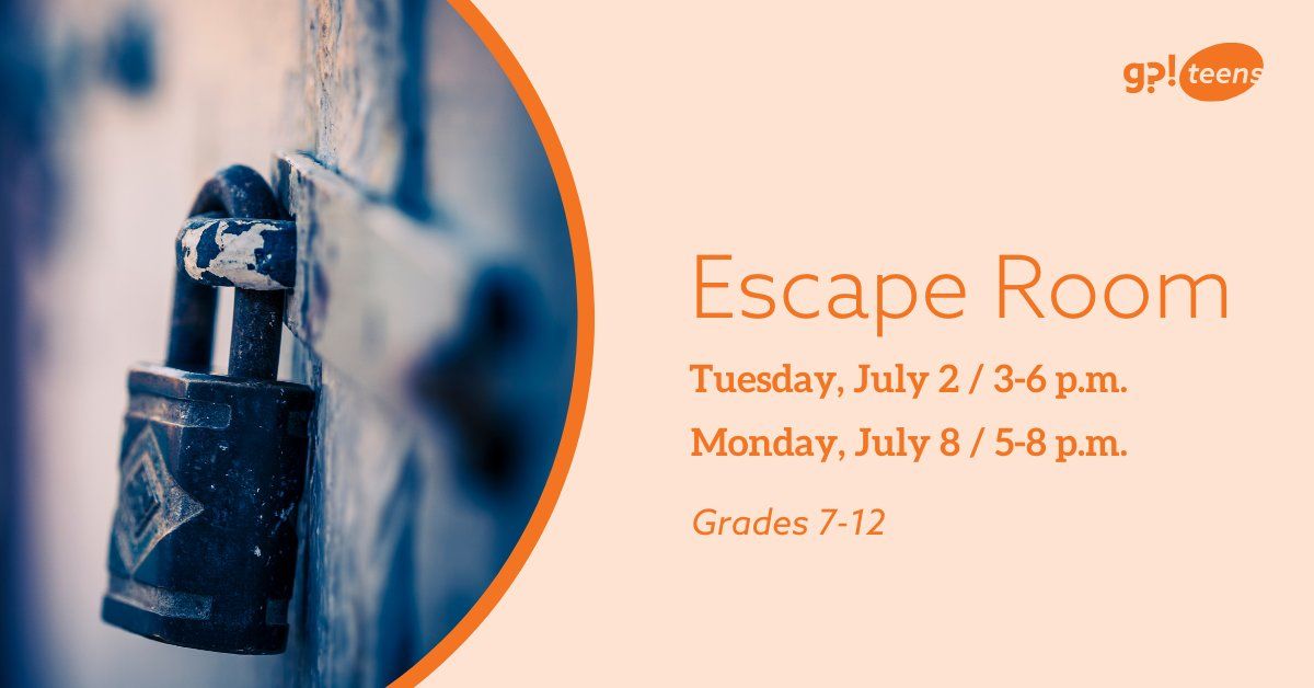 Escape Room Teen Program