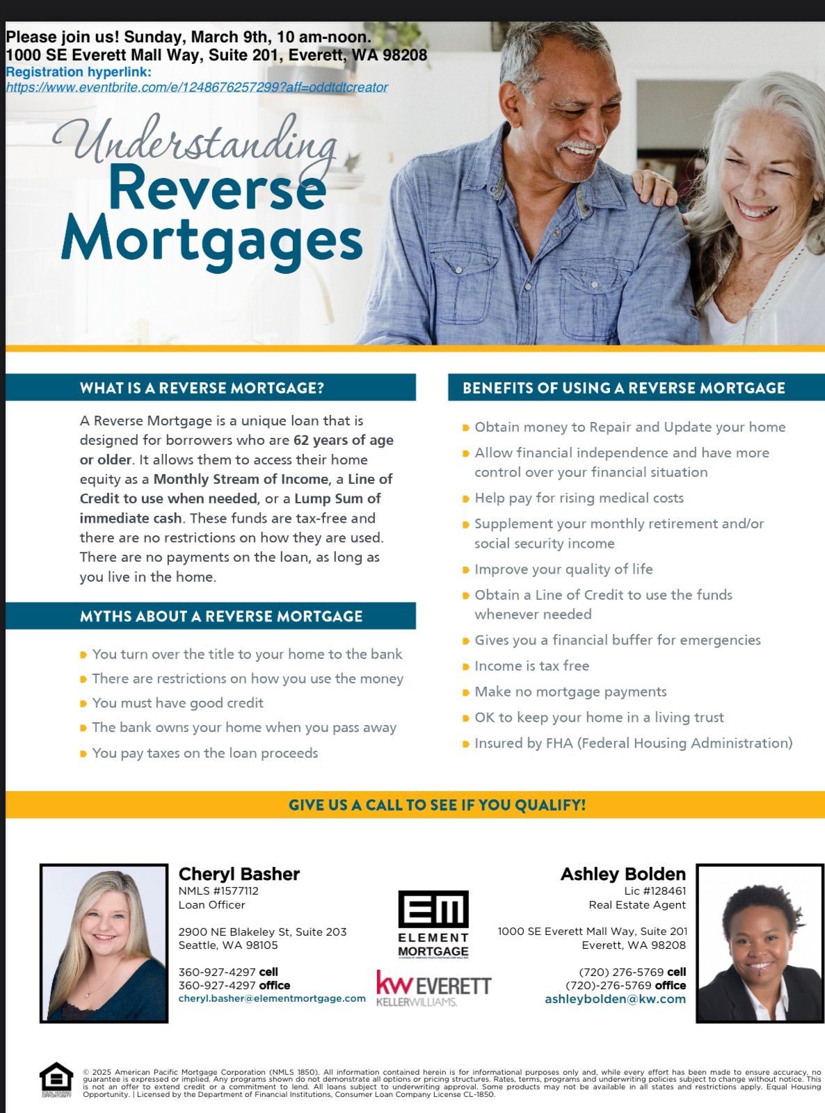 Understanding Reverse Mortgages in Everett, Washington!!