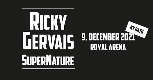 Ricky Gervais \/ Royal Arena \/ 9. december 2021 \/ Udsolgt - venteliste