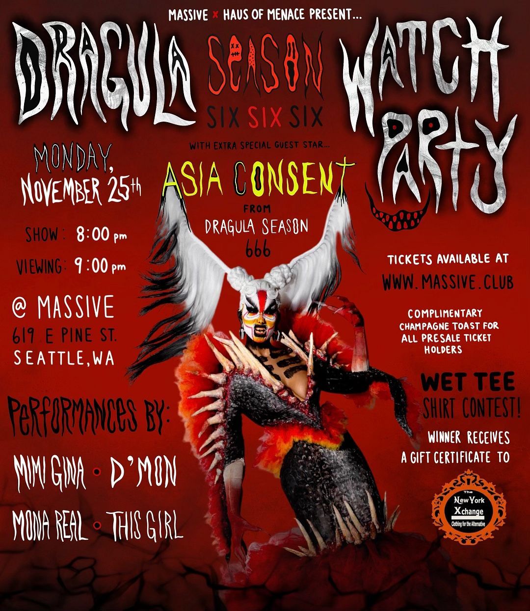 Dragula Viewing w\/ Asia Consent