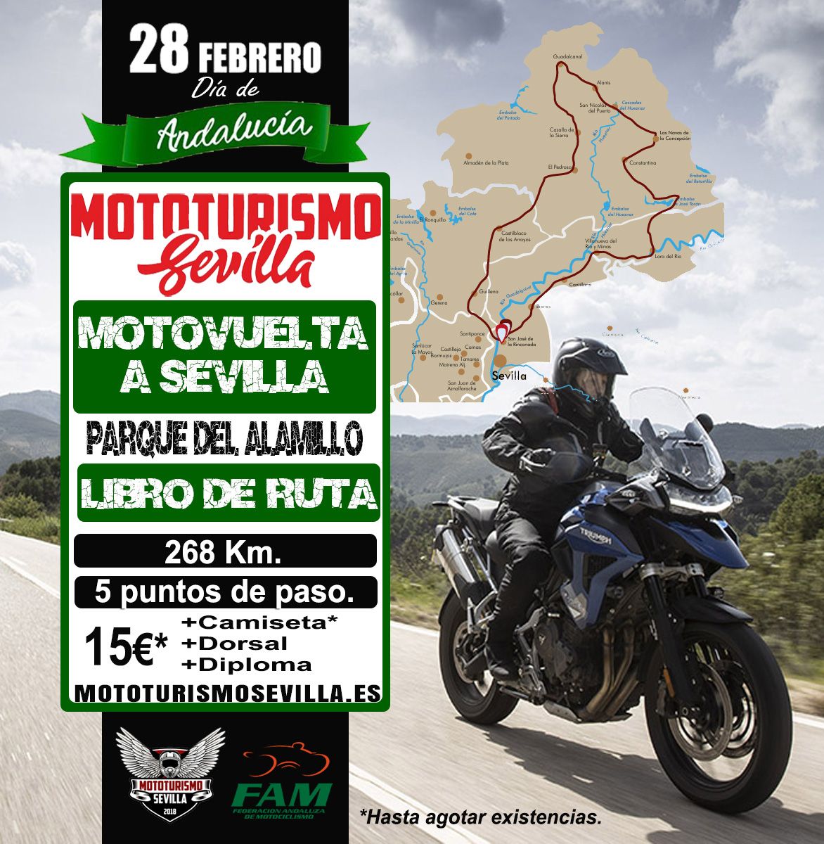 Motovuelta a Sevilla