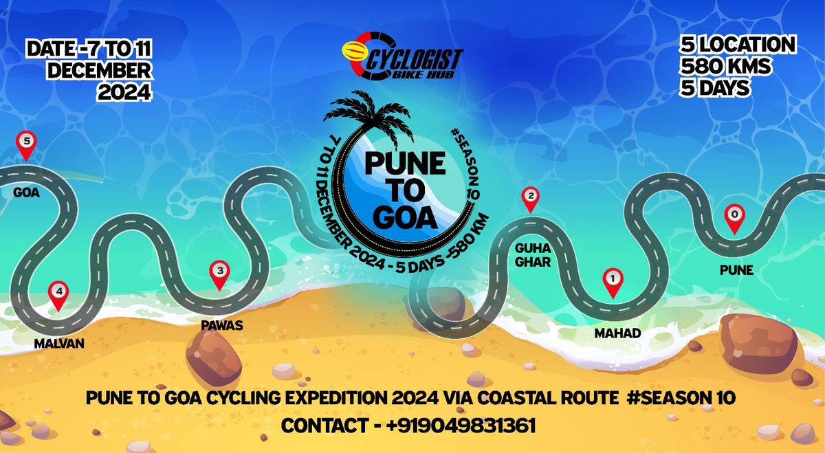 Pune To Goa Cycling Expedition 2024 Season 10