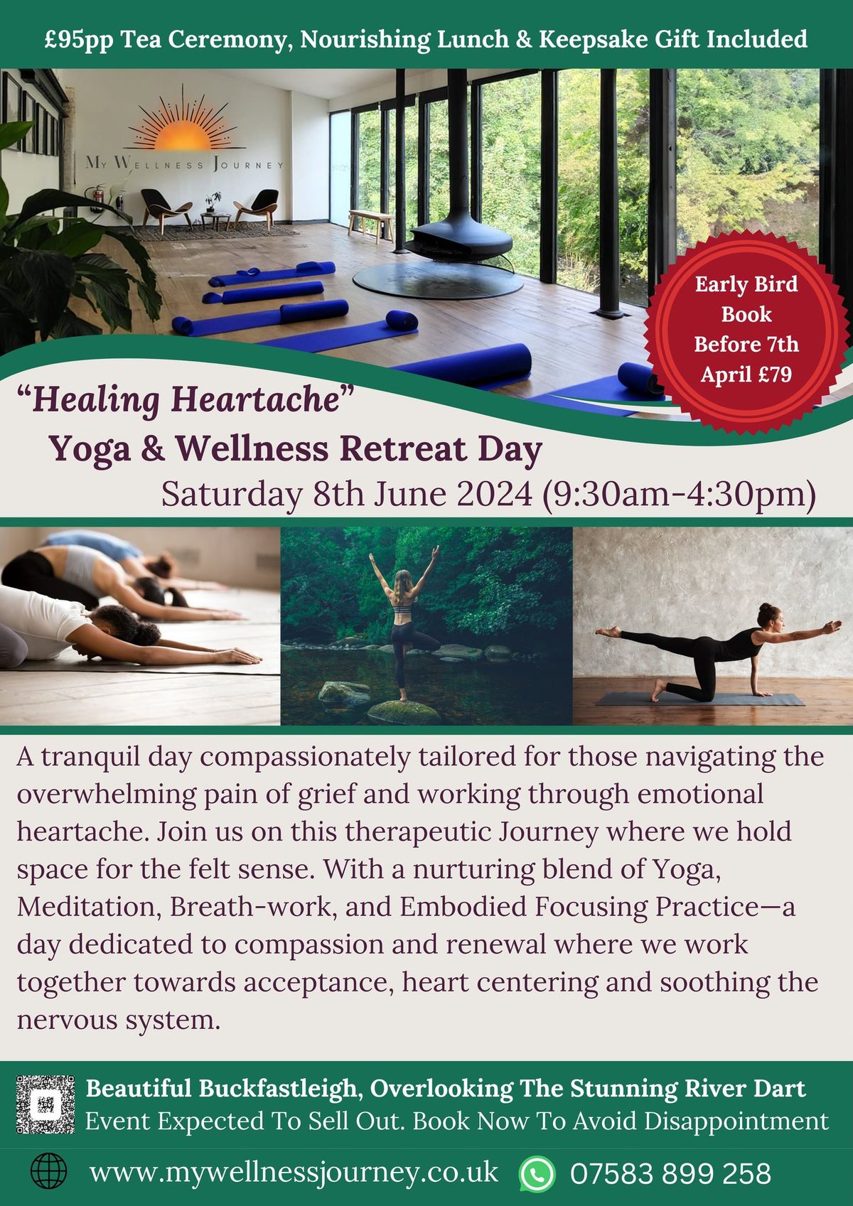 Early Bird Price Now Available Healing Heart Retreat Day 
