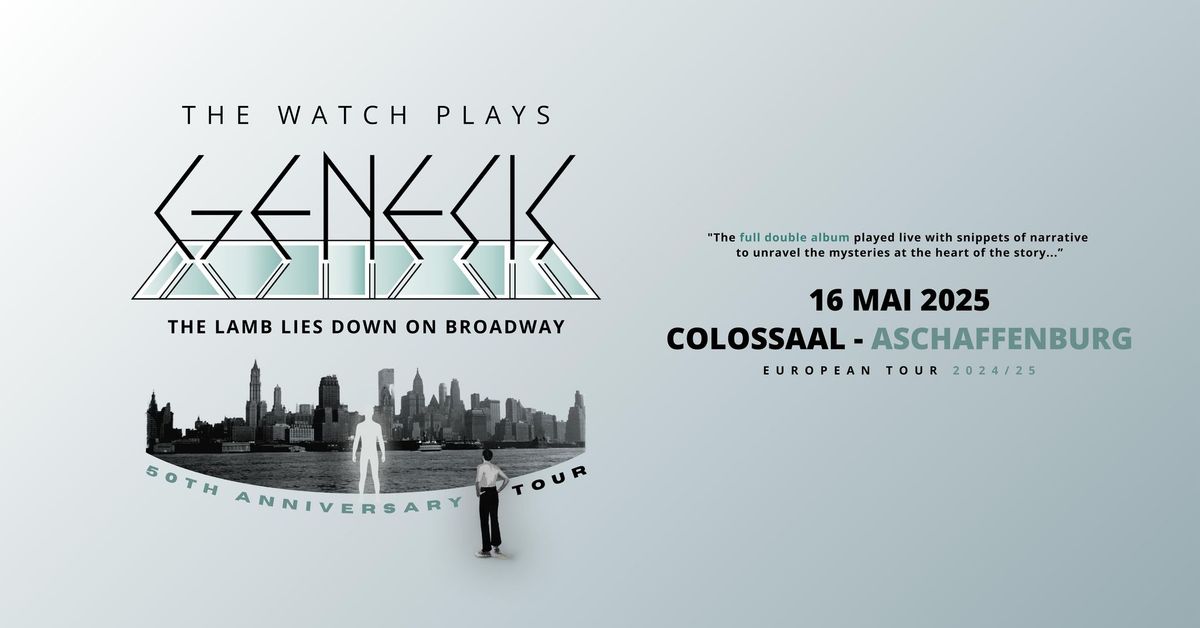 The Watch plays Genesis - Aschaffenburg