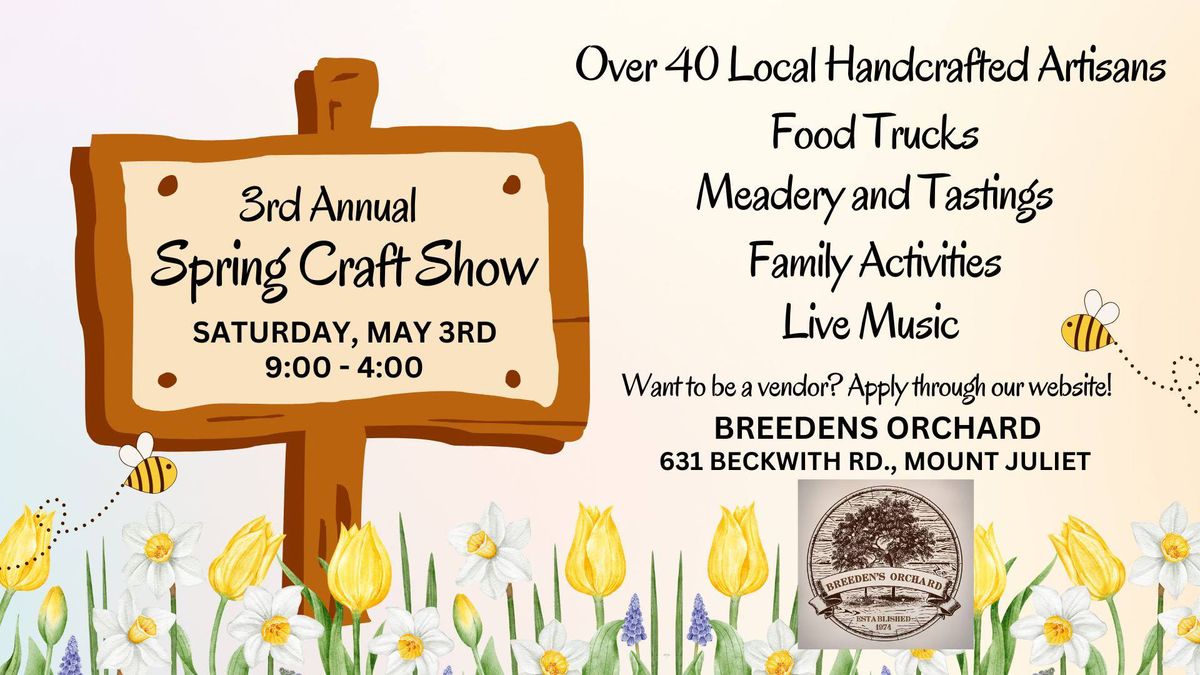 Spring Craft Show at Breeden's Orchard