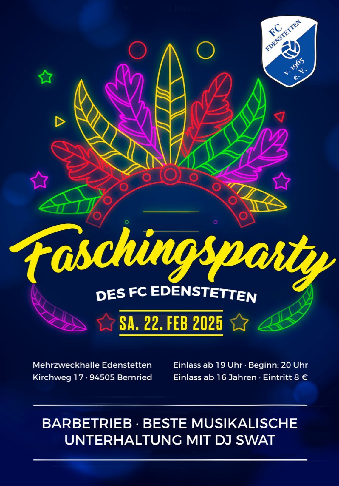 Faschingsparty des FC Edenstetten