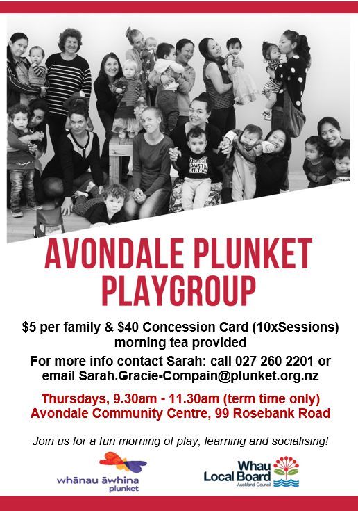 Avondale Plunket Playgroup!