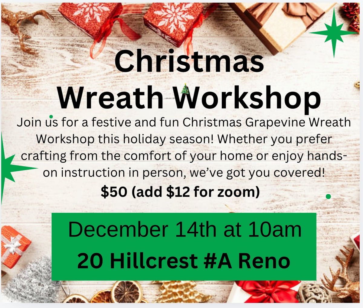 Christmas Wreath Workshop