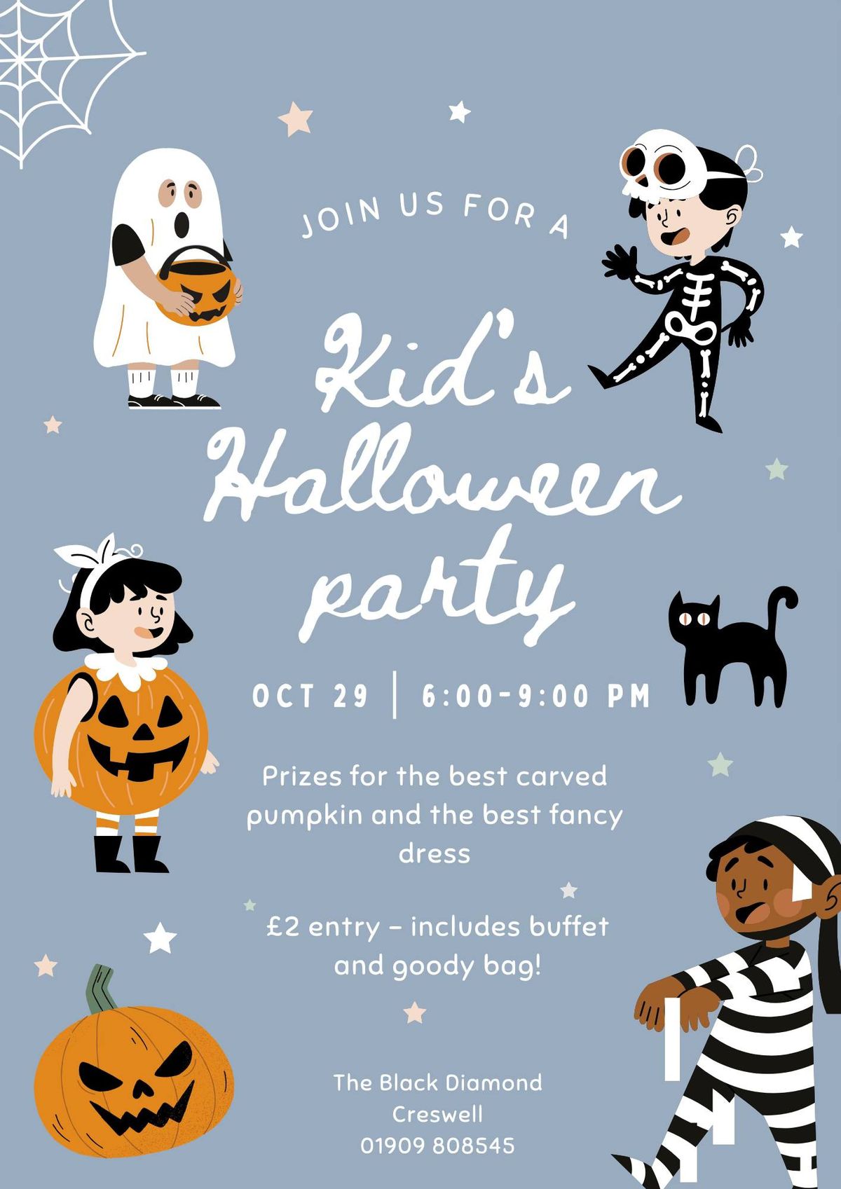 Kid's Halloween Party @ The Black Diamond \ud83c\udf83 \ud83d\udc7b 