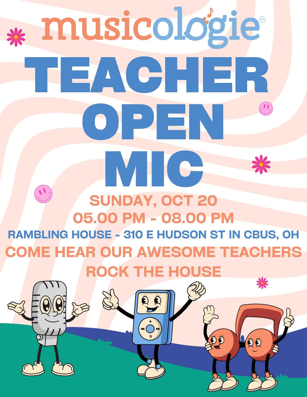  Musicologie: Teacher Open Mic