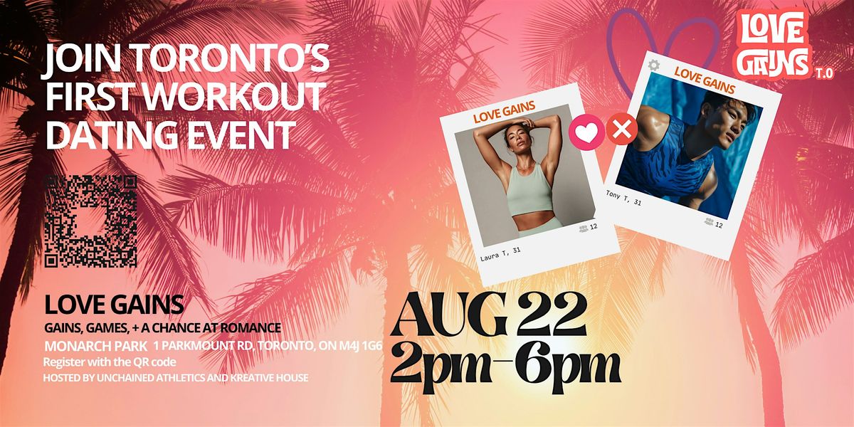 Dating Event - Love Gains: Games, Gains and a Chance at Romance \u2b50