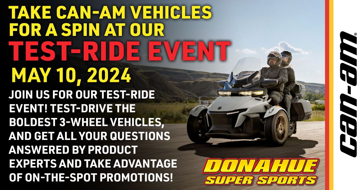 Can-Am On-Road Test Ride Event 