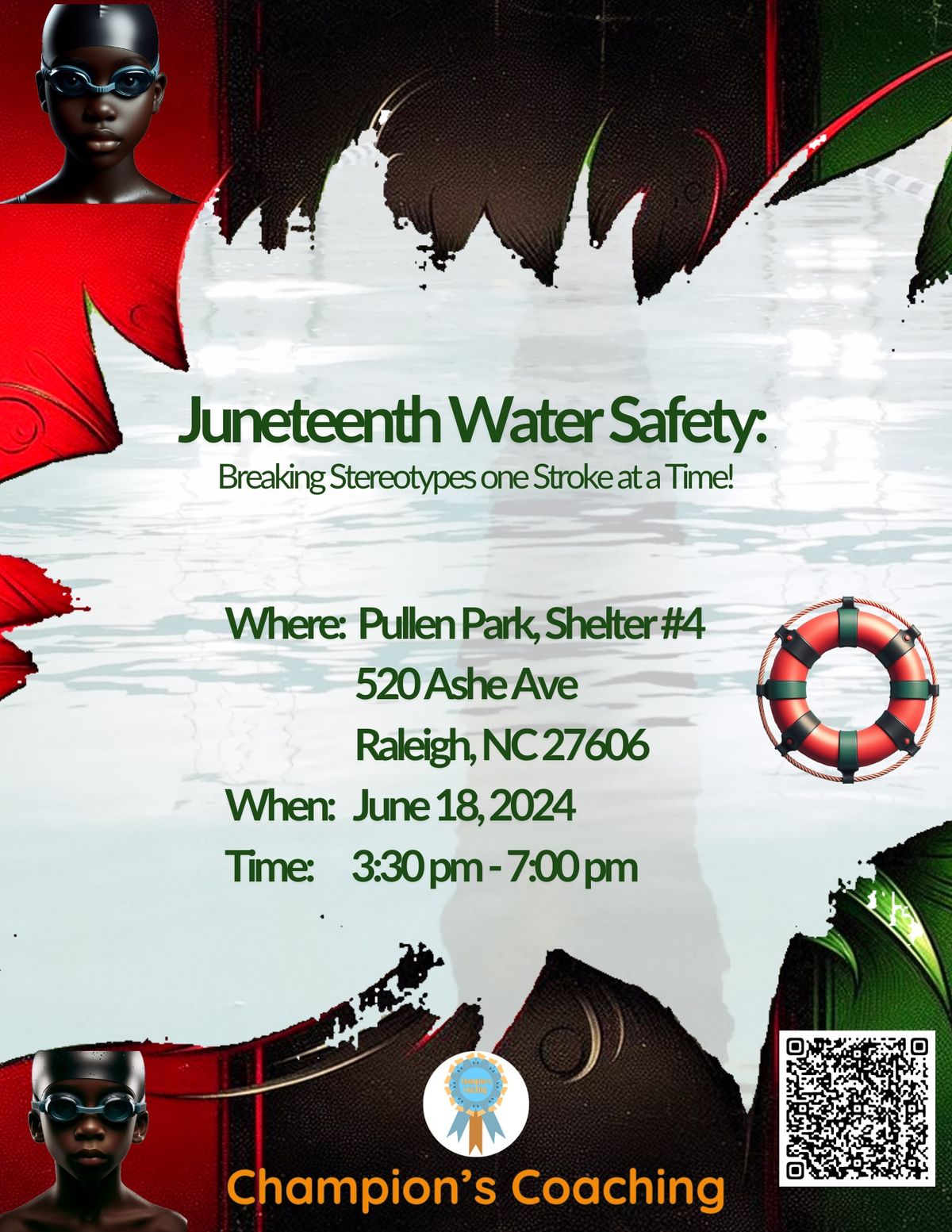 Juneteenth Water Safety: Breaking Stereotypes one Stroke at a Time!