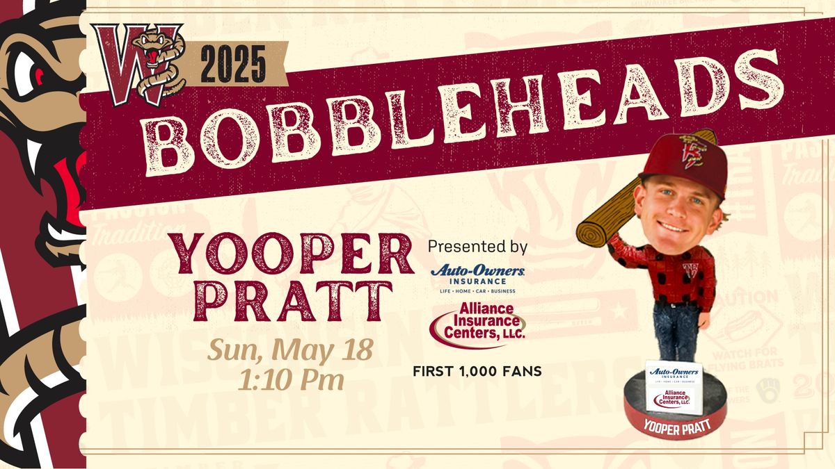 Yooper Pratt Bobblehead