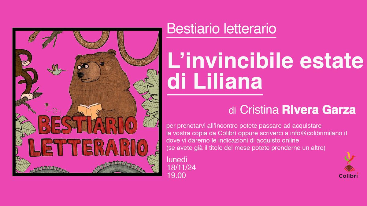 Bestiario letterario - L'invincibile estate di Liliana 