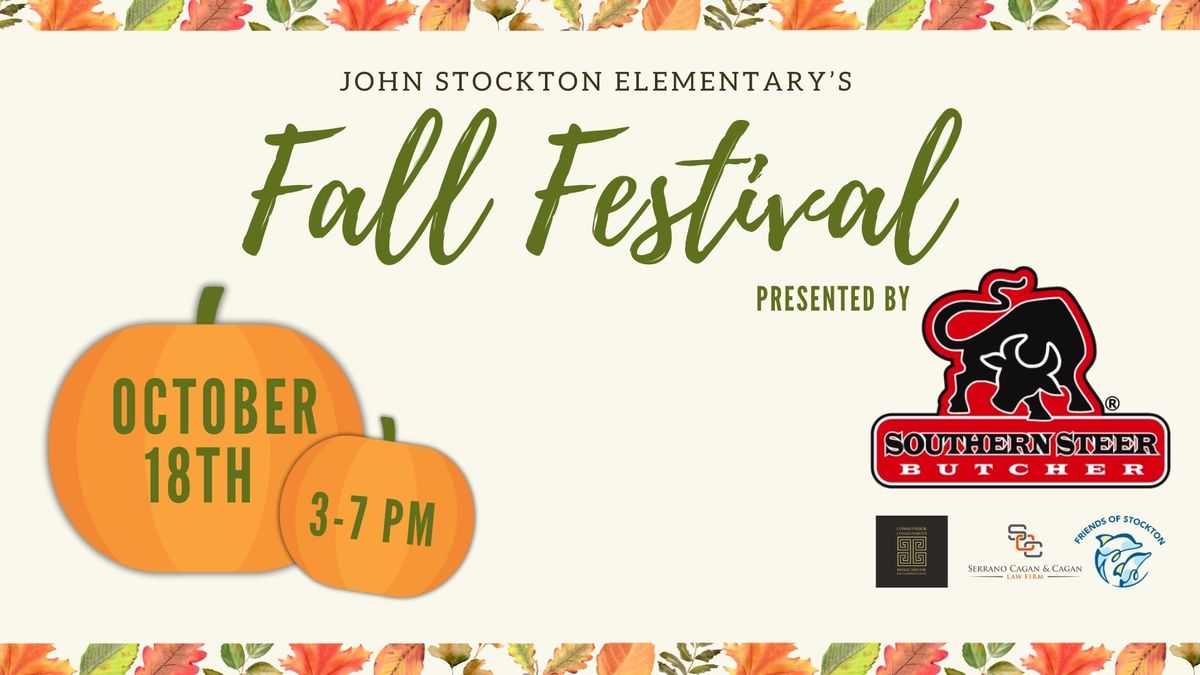 John Stockton Elementary Fall Festival - Fun for All!