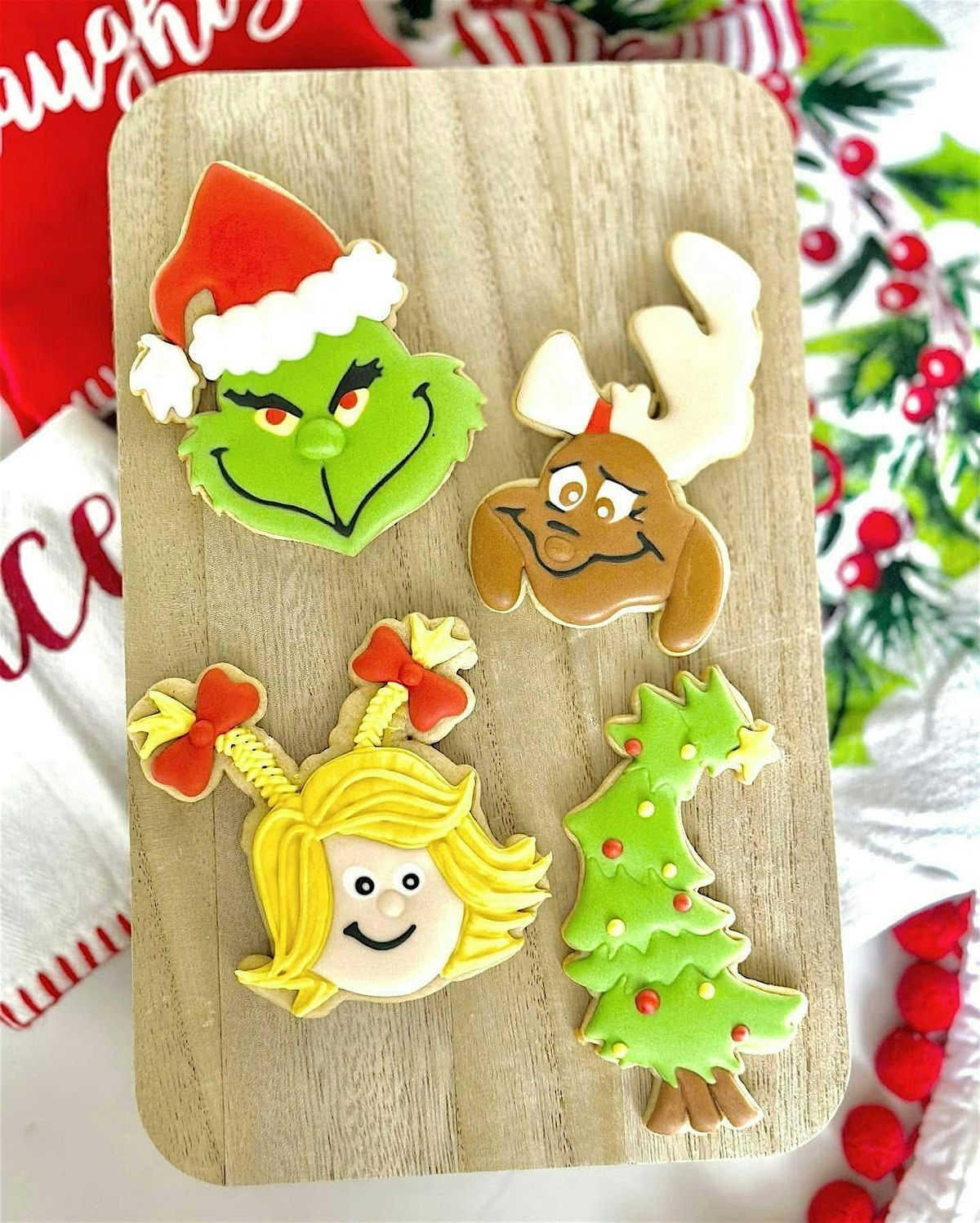 Grinch Christmas Cookie Decorating Class