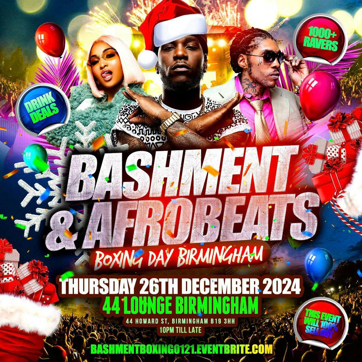 Bashment &amp; Afrobeats - Boxing Day Birmingham Party