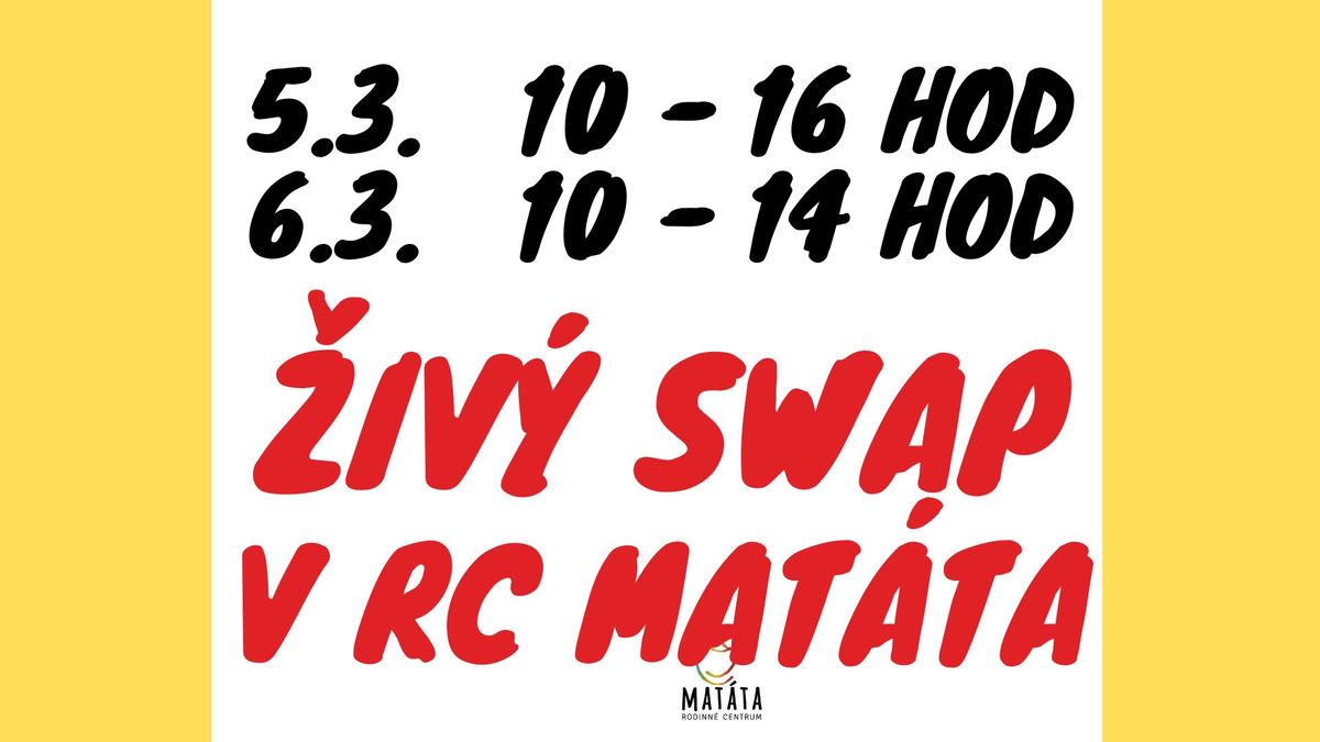 Jarn\u00ed \u017dIV\u00dd SWAP v RC Mat\u00e1ta