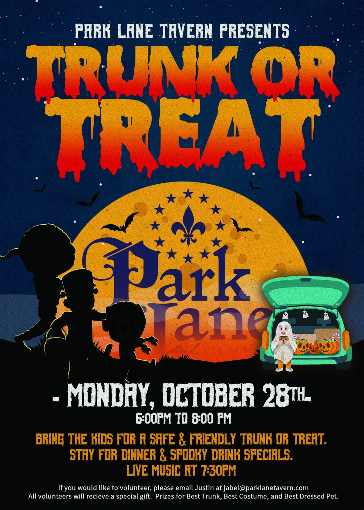 TRUNK or TREAT at PLT