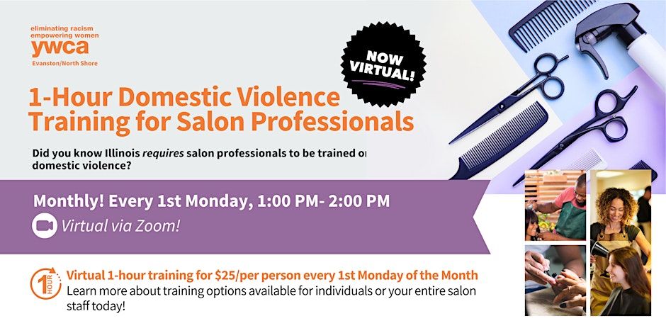 1-Hour Virtual Domestic Violence Training for Salon Professionals