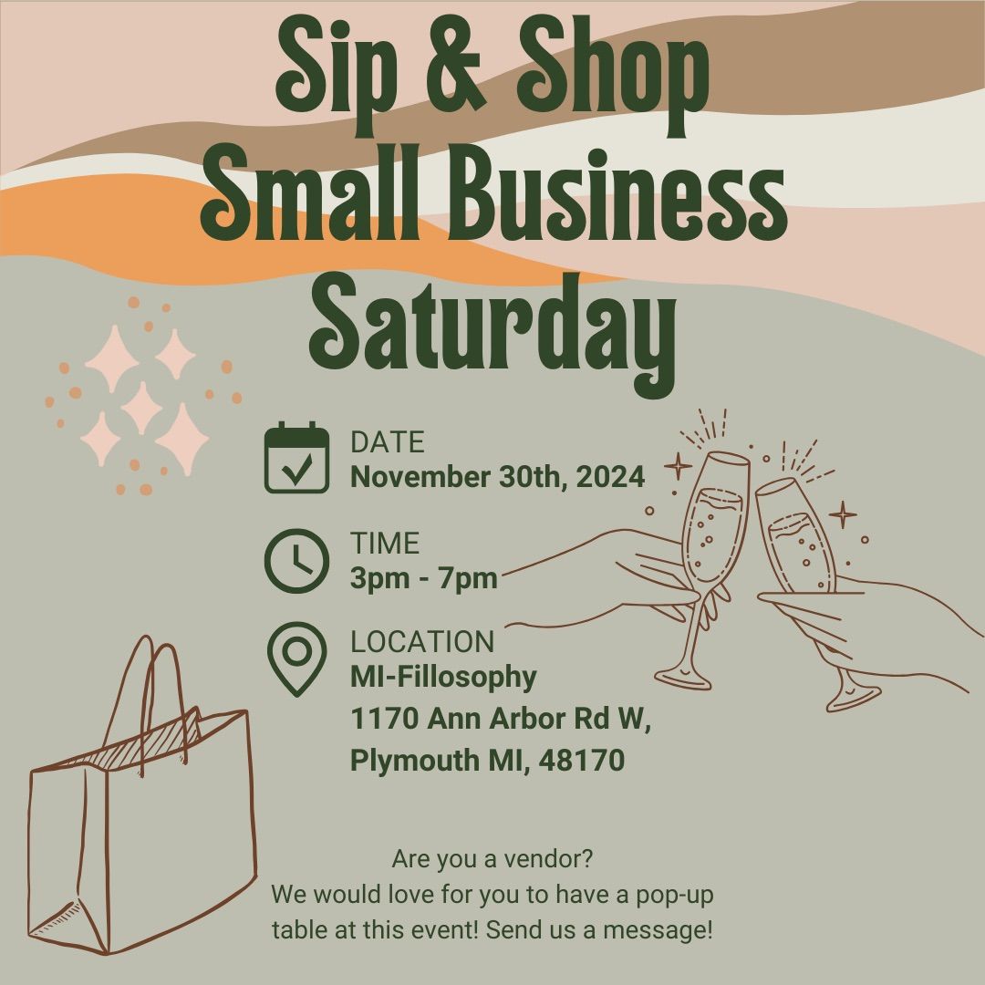 Sip & Shop at MI-Fillosophy