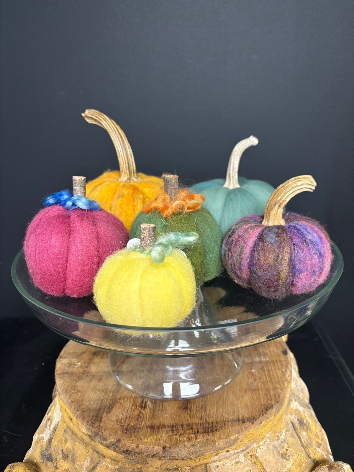 Needle Felted Pumpkin Workshop