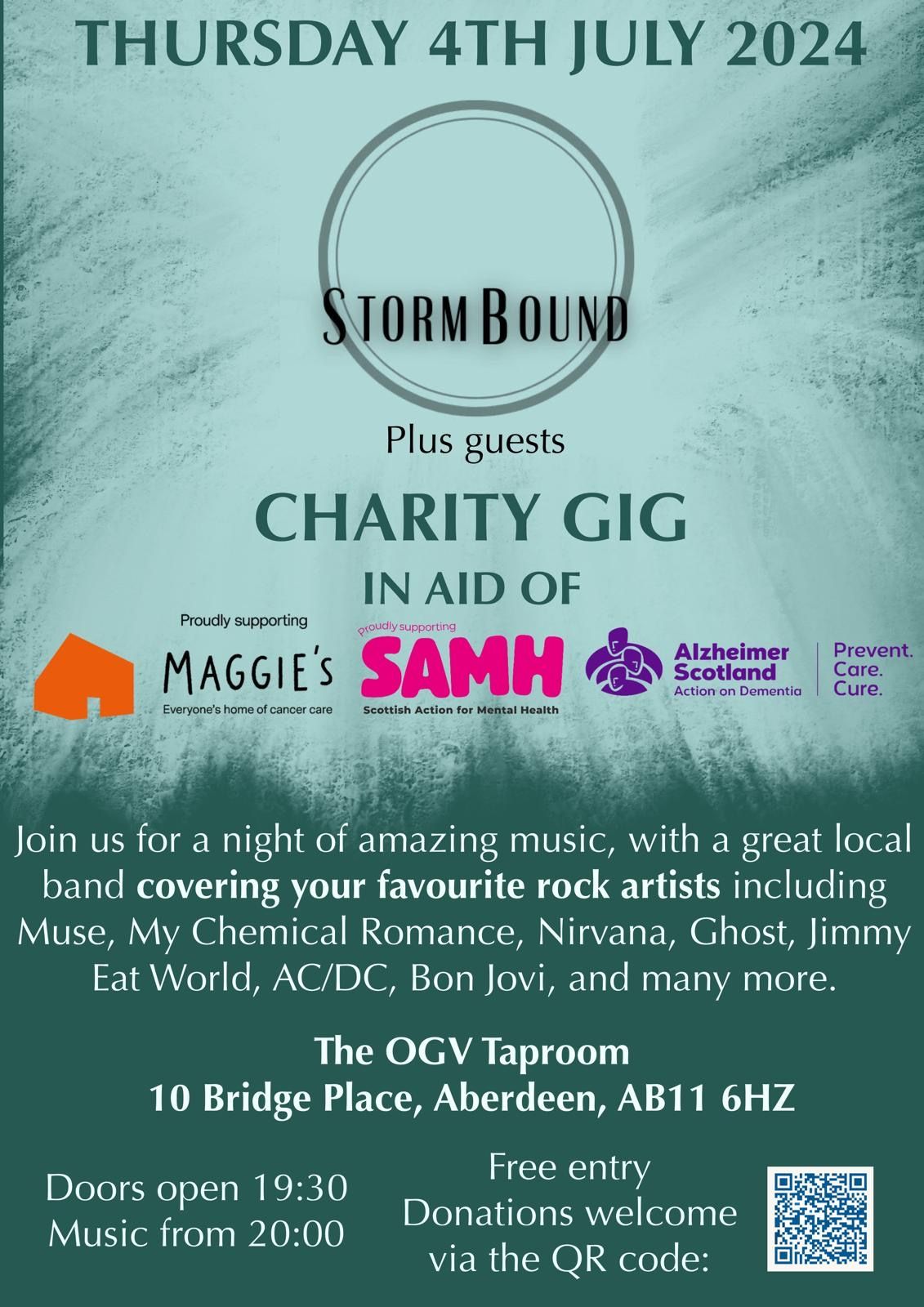 STORMBOUND Plus Guests - Charity Gig